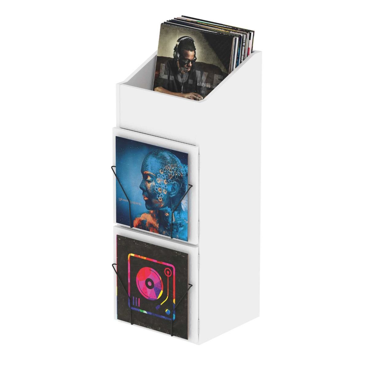 Glorious Record Box Display Door White по цене 5 690 ₽