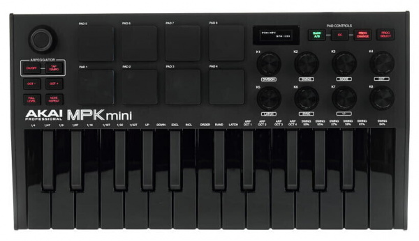 AKAI PRO MPK Mini MK3 Black по цене 13 475 ₽