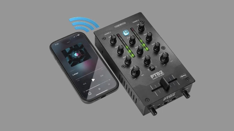 Reloop PTB-2: компактный микшер с DVS и Bluetooth для портативных сетапов