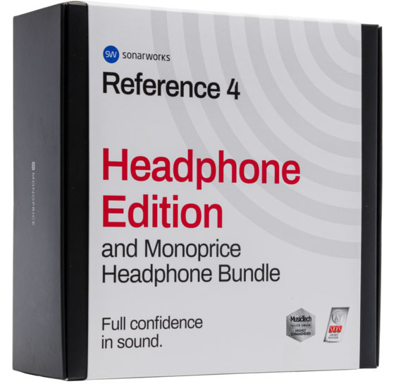 Sonarworks Reference 4 Headphone Edition Monoprice Bundle (boxed)