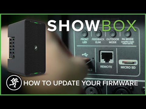 Mackie ShowBox Overview - Firmware Update Tutorial