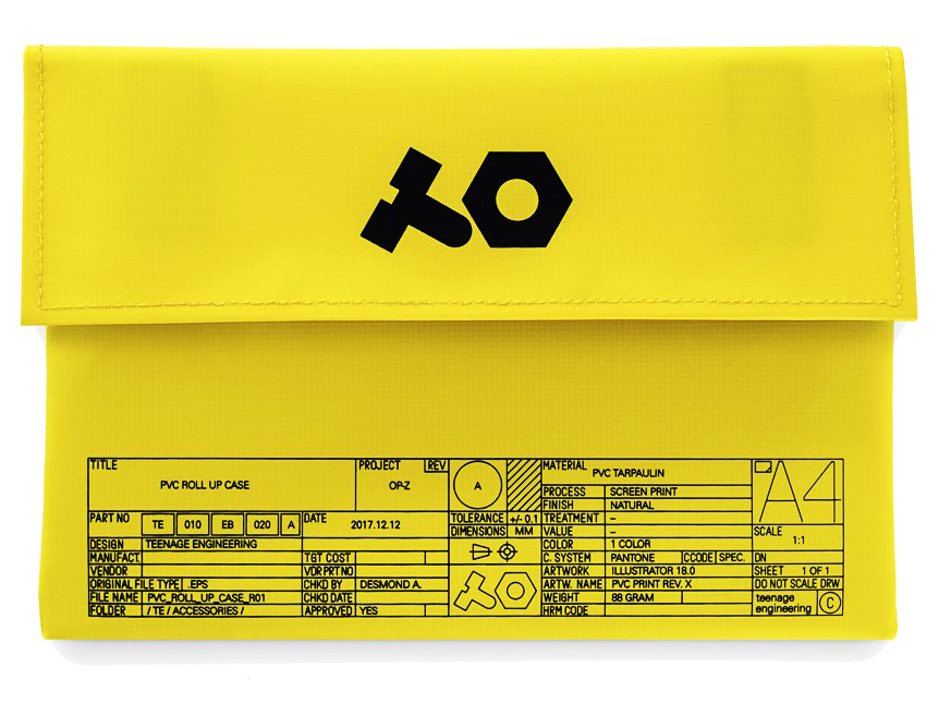 Teenage Engineering OP-Z Roll-Up Bag Yellow по цене 3 000 ₽