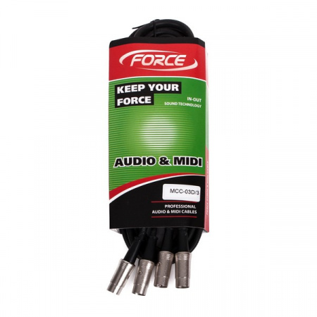 FORCE MCC-03D/3 MIDI кабель по цене 325 руб.
