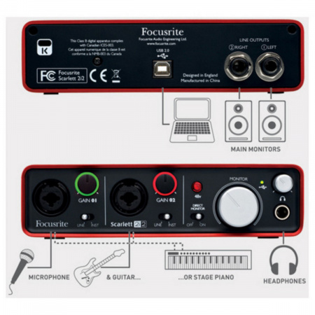 FOCUSRITE Scarlett Studio по цене 23 300 руб.