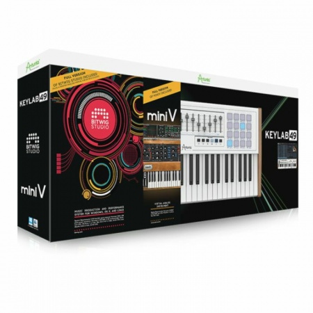 Arturia KeyLab 49 Producer Pack по цене 30 780 руб.