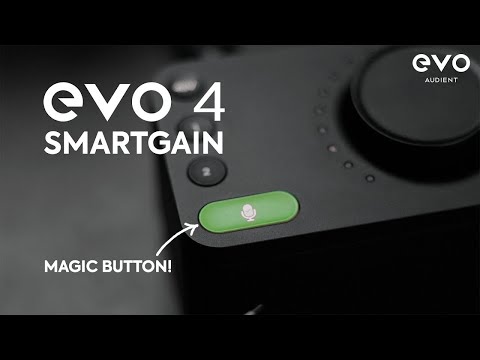 What is Smartgain on the Audient EVO 4 Audio Interface?