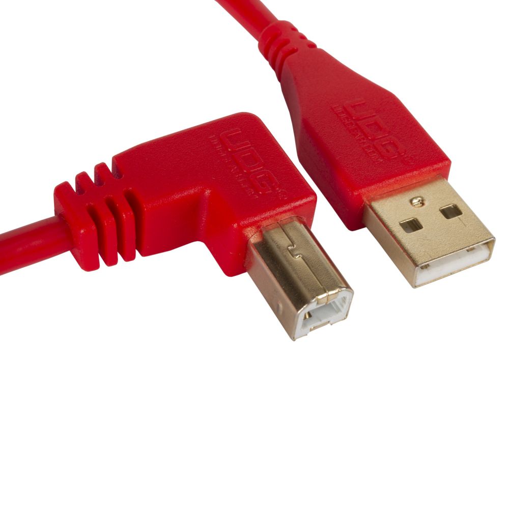 UDG Ultimate Audio Cable USB 2.0 A-B Red Angled 1m по цене 900 ₽