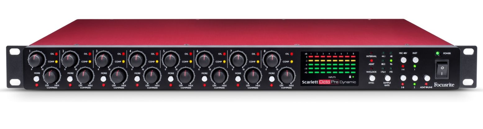 FOCUSRITE Scarlett OctoPre Dynamic по цене 76 636 ₽