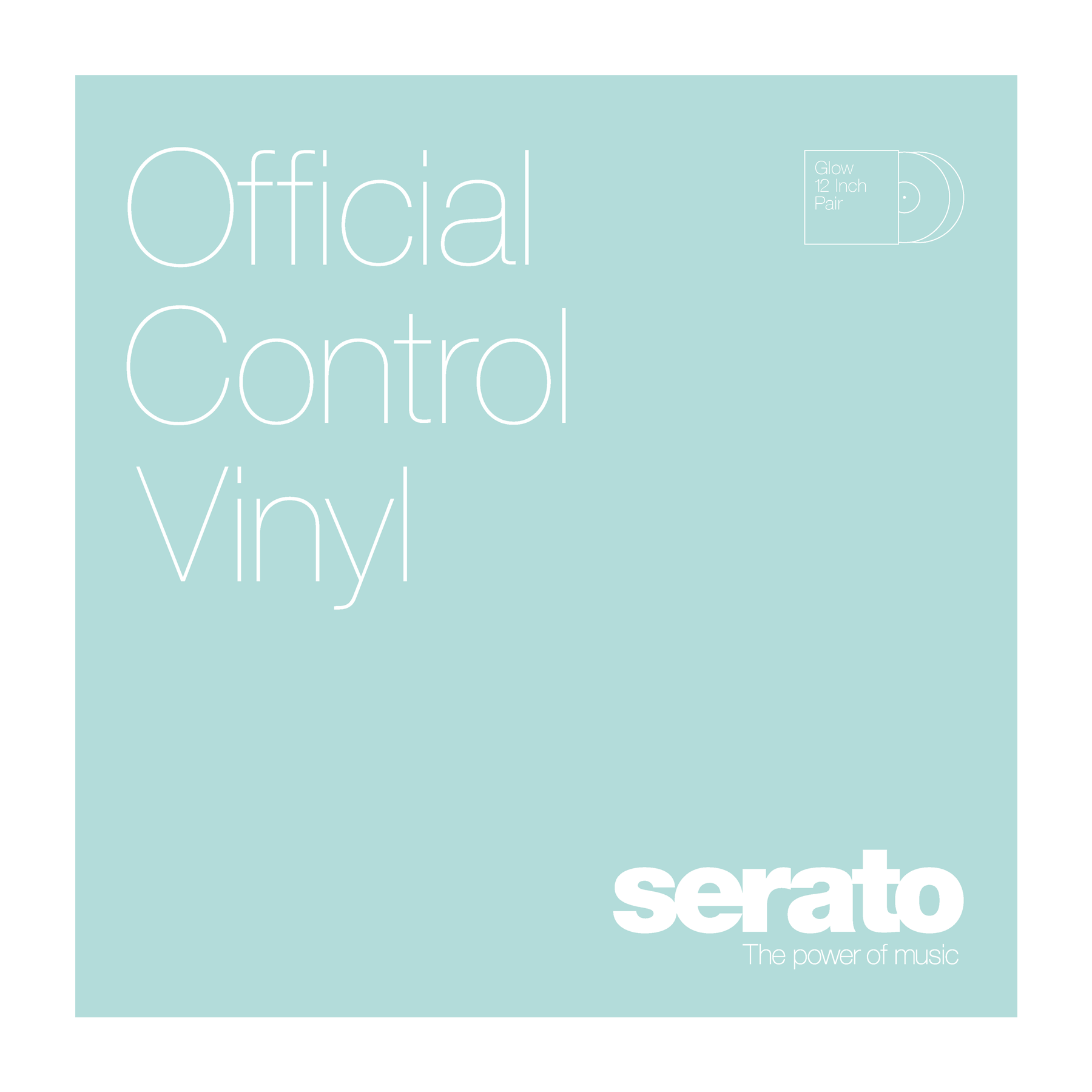 Serato 12" Control Vinyl Performance Series (Пара) - Glow in the Dark по цене 5 500 ₽