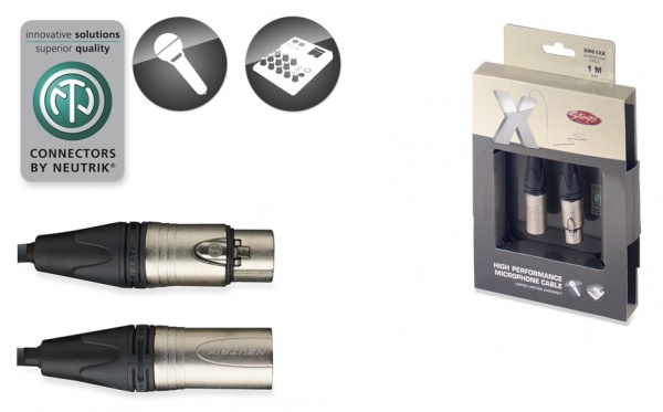 STAGG XMC1XX Кабель XLR f - XLR m по цене 1 600 ₽