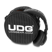 UDG Ultimate Headphone Bag Black/Grey Stripe