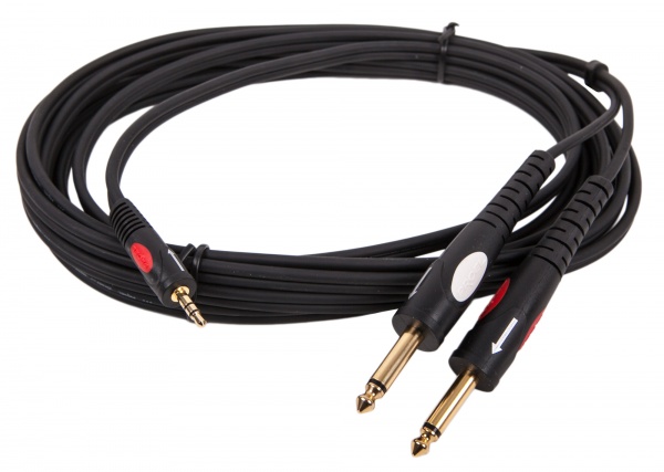 Die Hard DHG545LU5 Кабель 2 х Mono Jack - Stereo Mini 3.5мм Jack, 5 метров  - купить недорого