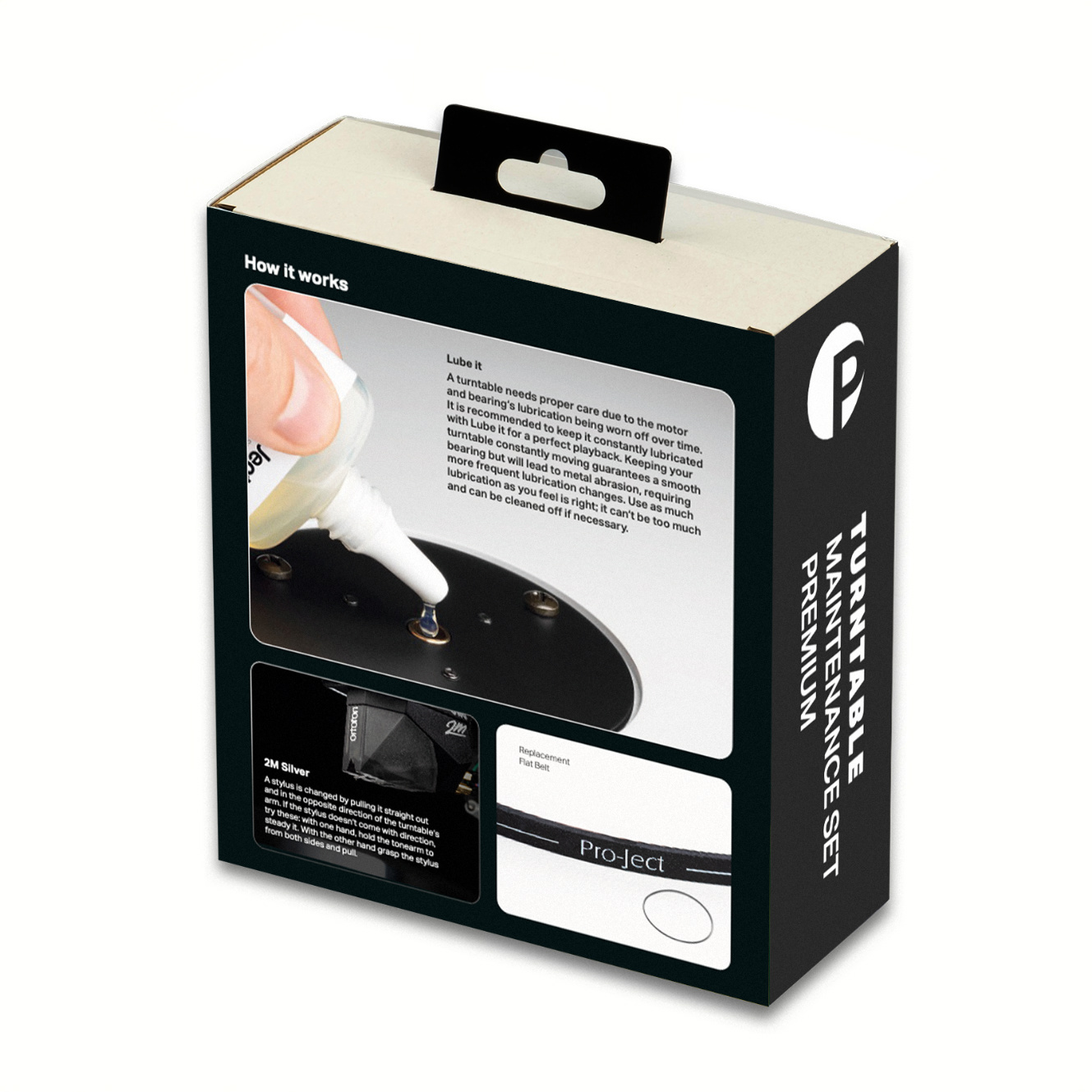 Pro-Ject Maintenance Set Premium (Lube It, Drive Belt, 2M Silver Stylus) по цене 14 450 ₽