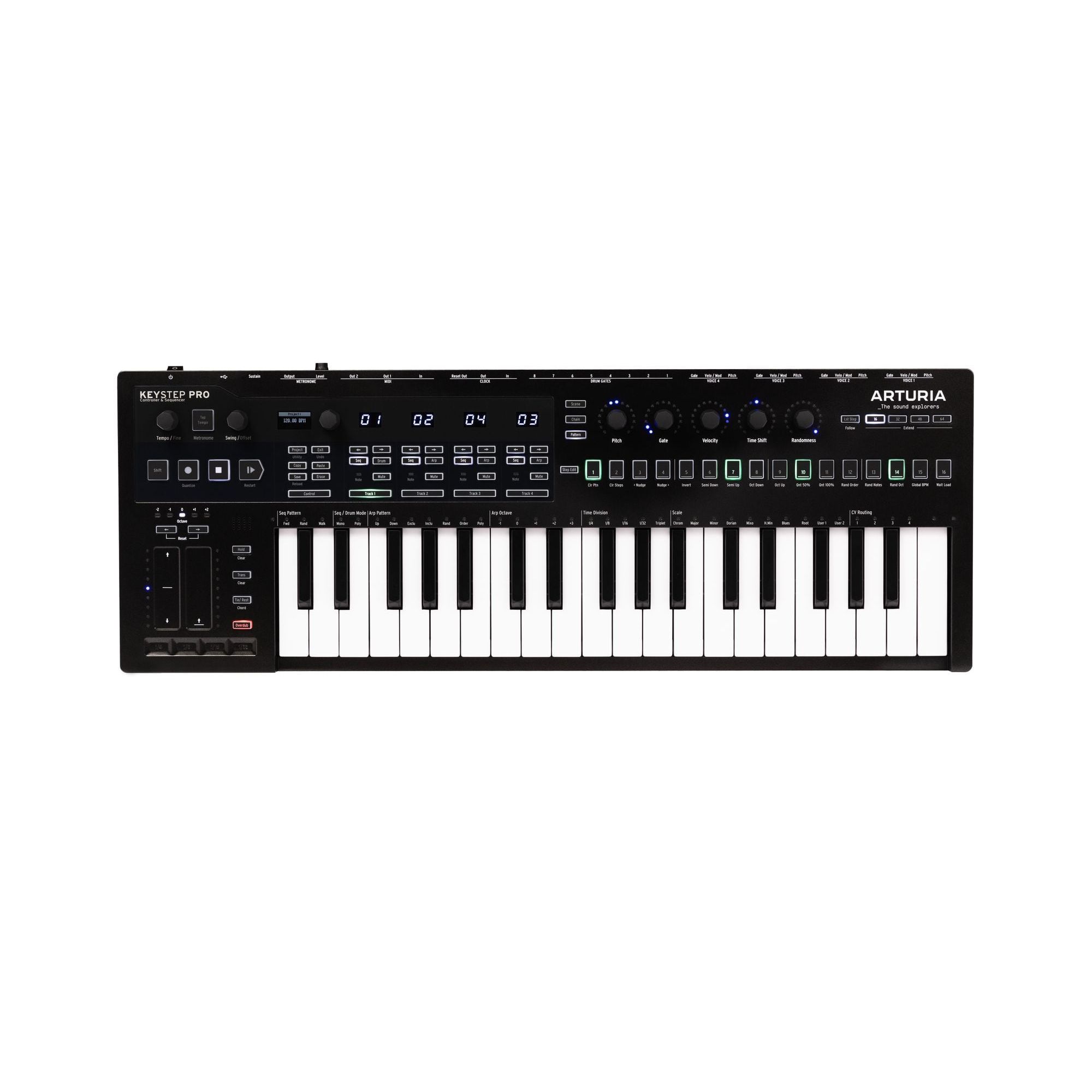 Arturia KeyStep Pro Chroma по цене 70 000 ₽