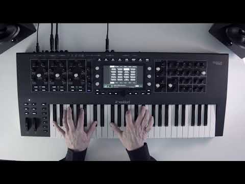 Waldorf Iridium Keyboard Synthesizer Sounddemo