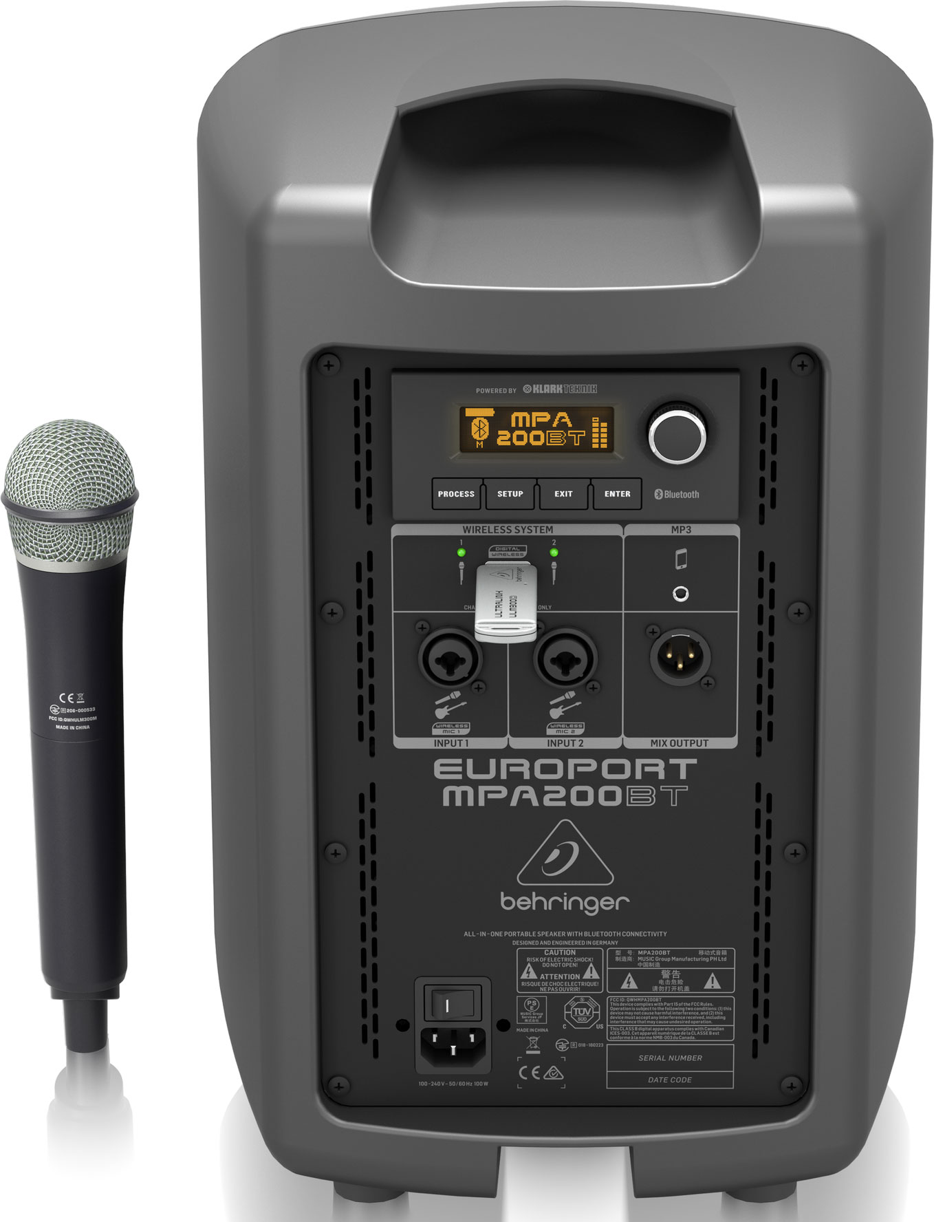 Behringer Europort MPA200BT по цене 48 620 ₽