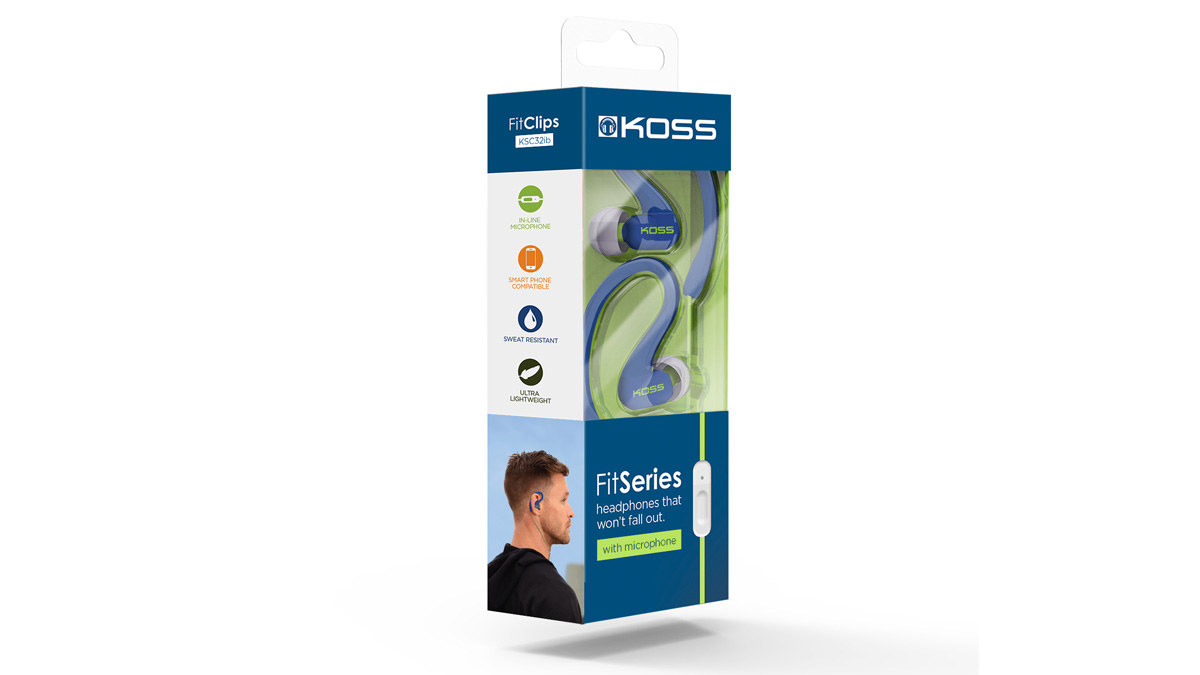 KOSS KSC32iB Blue по цене 1 500 ₽