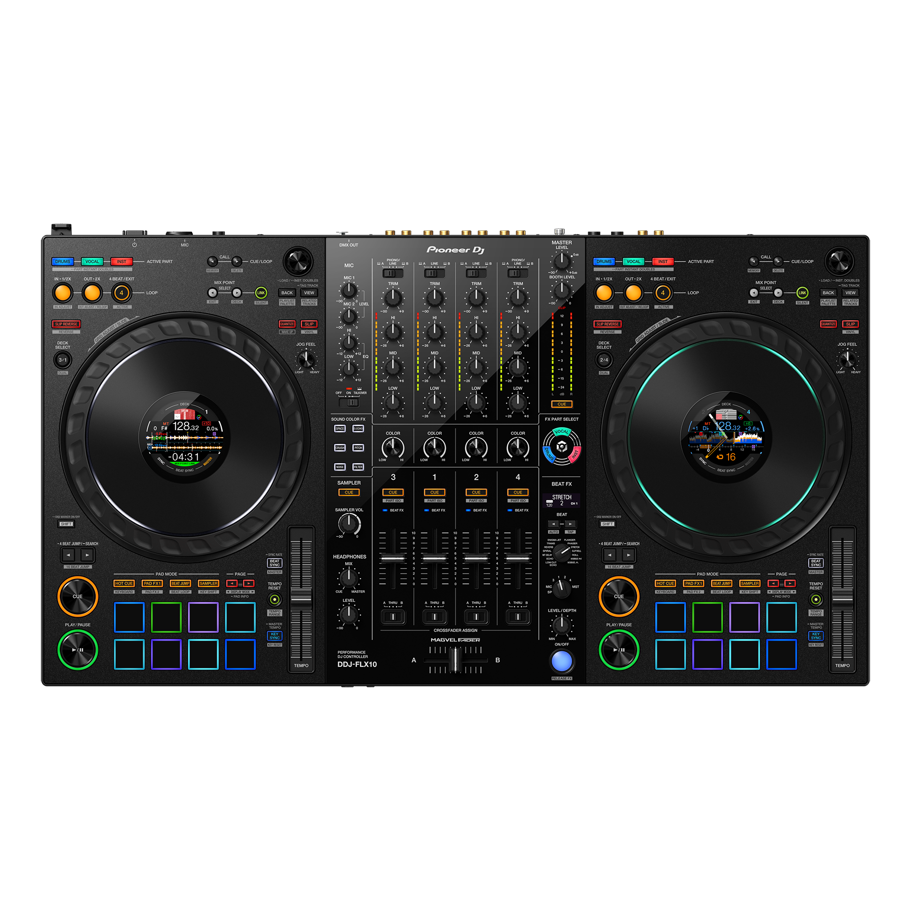 Pioneer DDJ-FLX10 по цене 257 990 ₽