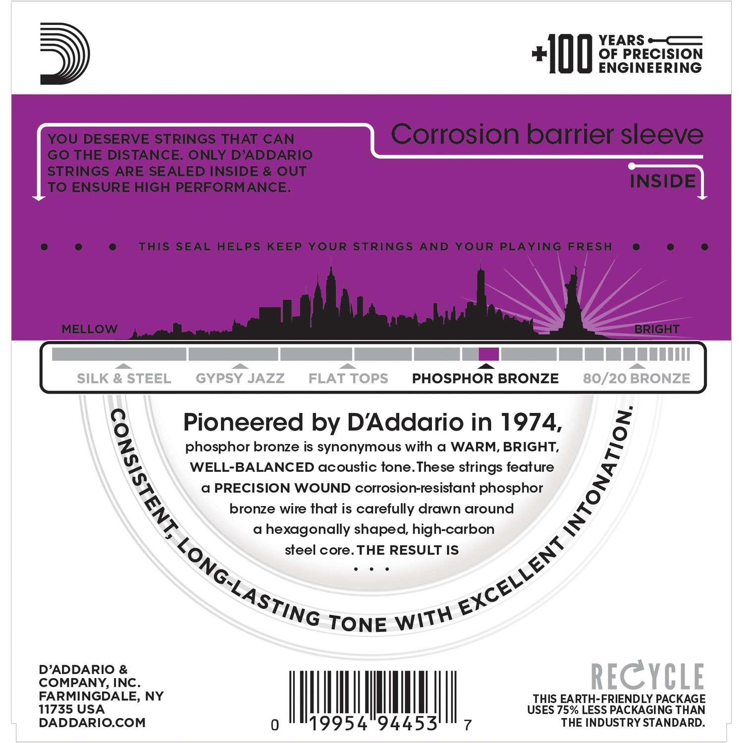 D'Addario EJ38H по цене 800 ₽