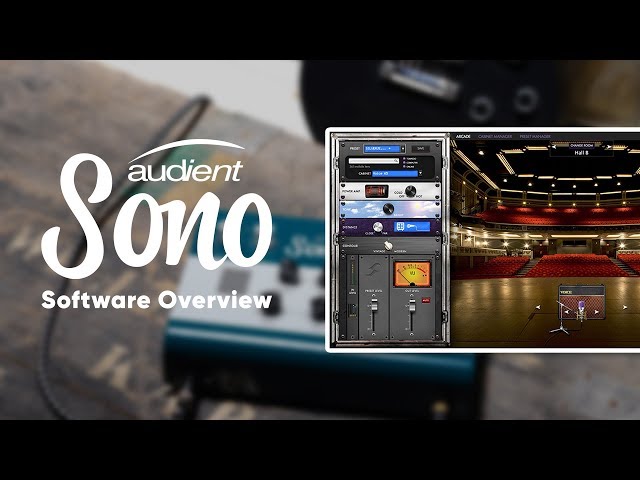 Audient Sono Software Overview - Torpedo Remote and Sono Mixer