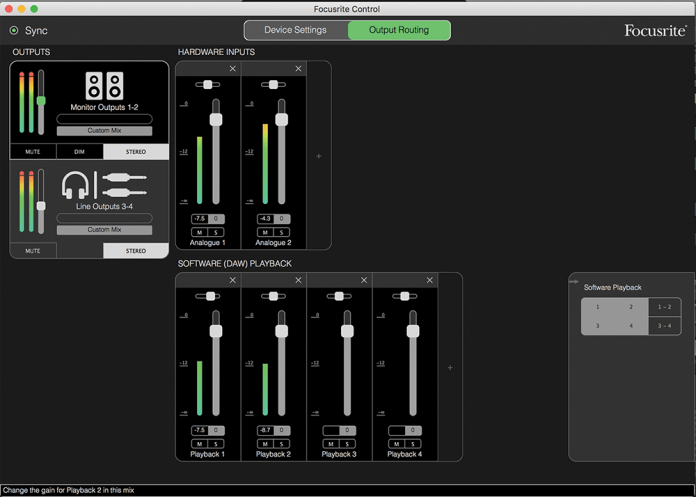 Focusrite Control Focusrite Control