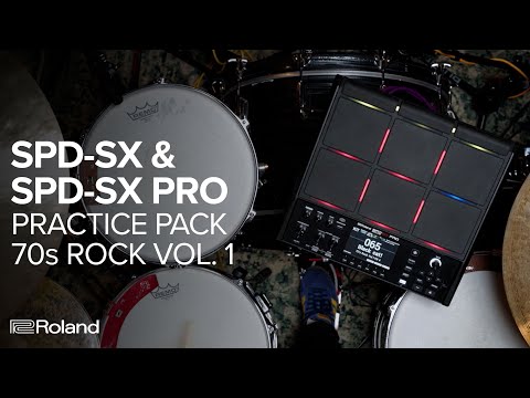 Roland SPD-SX/SPD-SX PRO | Roland Cloud Practice Pack: ‘70s Rock Vol. 1
