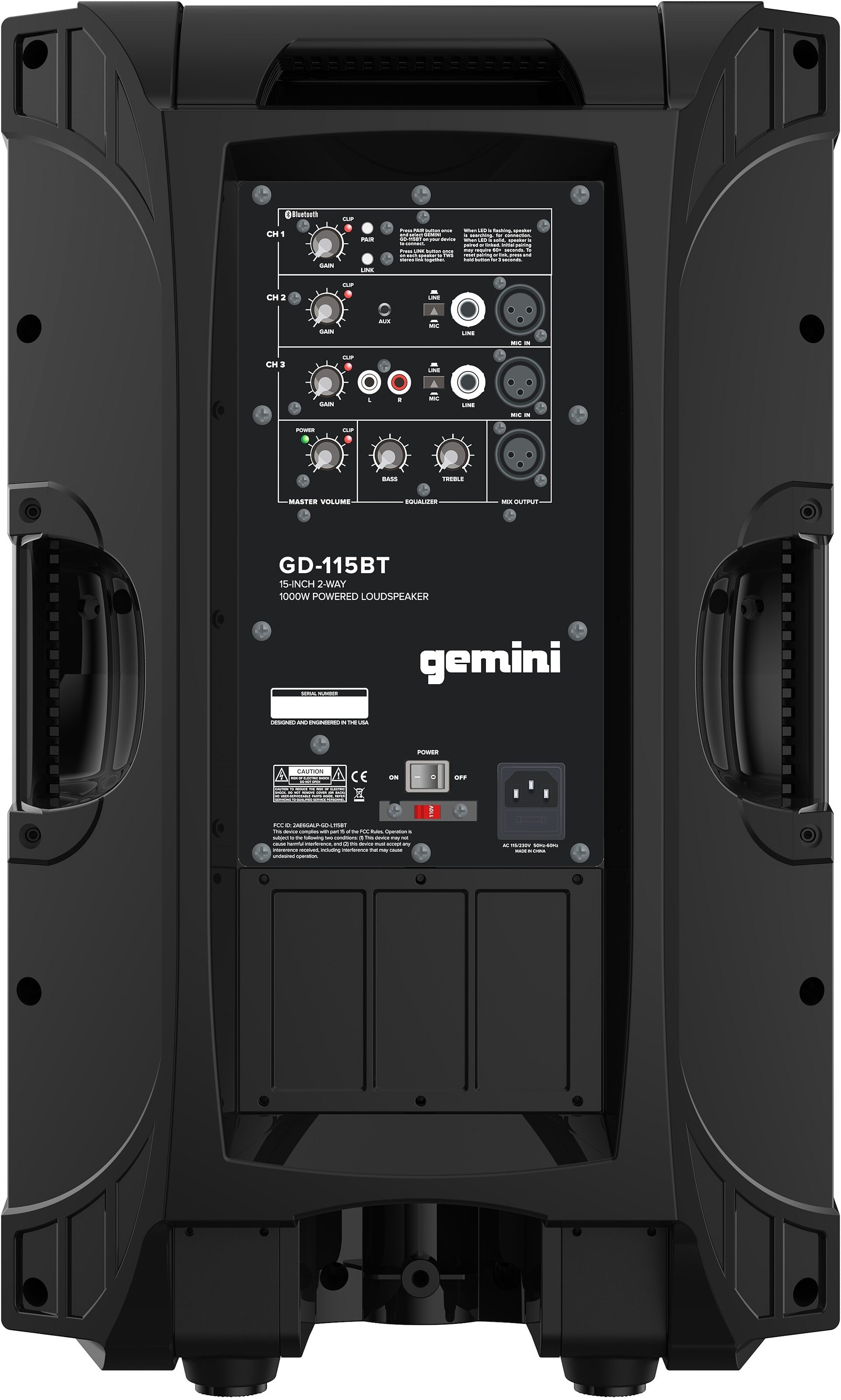Gemini GD-115BT по цене 27 000 ₽
