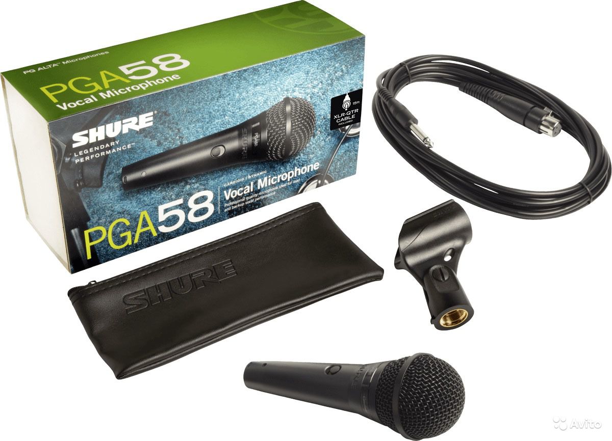 Shure PGA58-QTR-E по цене 5 550 ₽