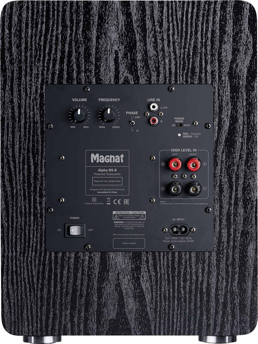 Magnat Alpha RS 8 Black по цене 45 000 ₽