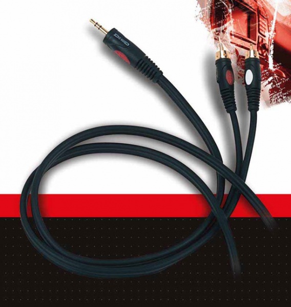 Die Hard DHG520LU3 Кабель Stereo Mini Jack 3.5мм - 2 x RCA, 3 метра по цене 1 750 ₽