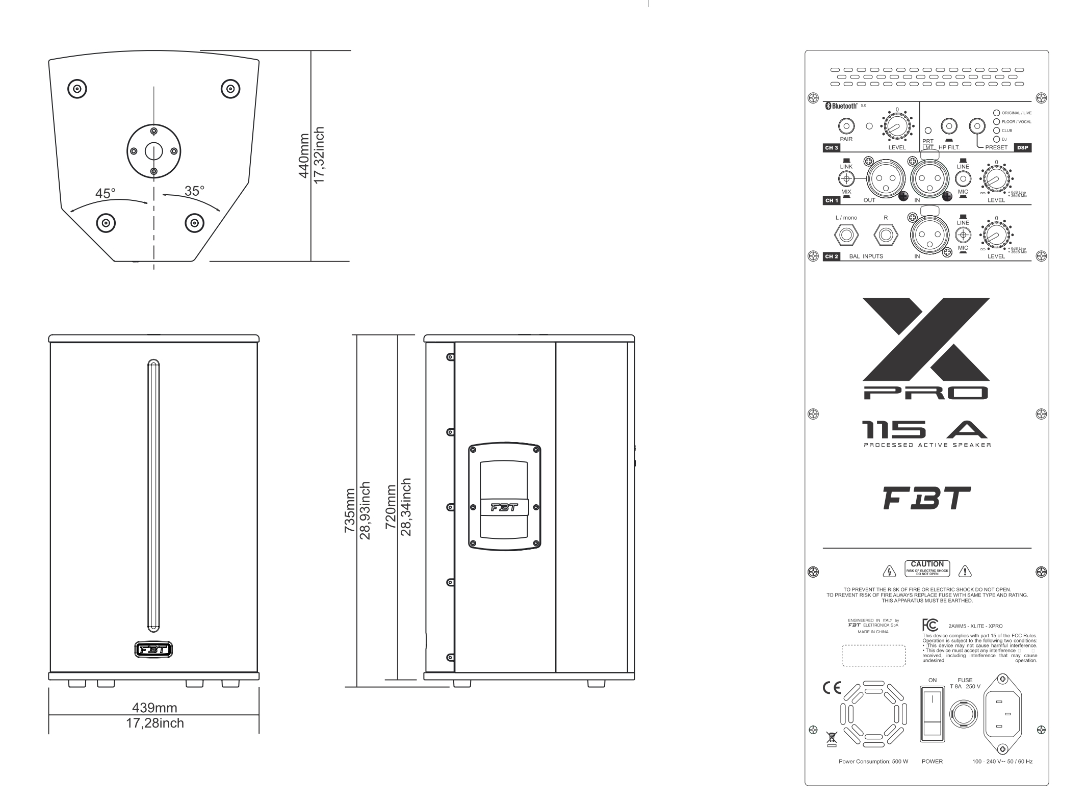 FBT X-PRO 115A по цене 126 500 ₽