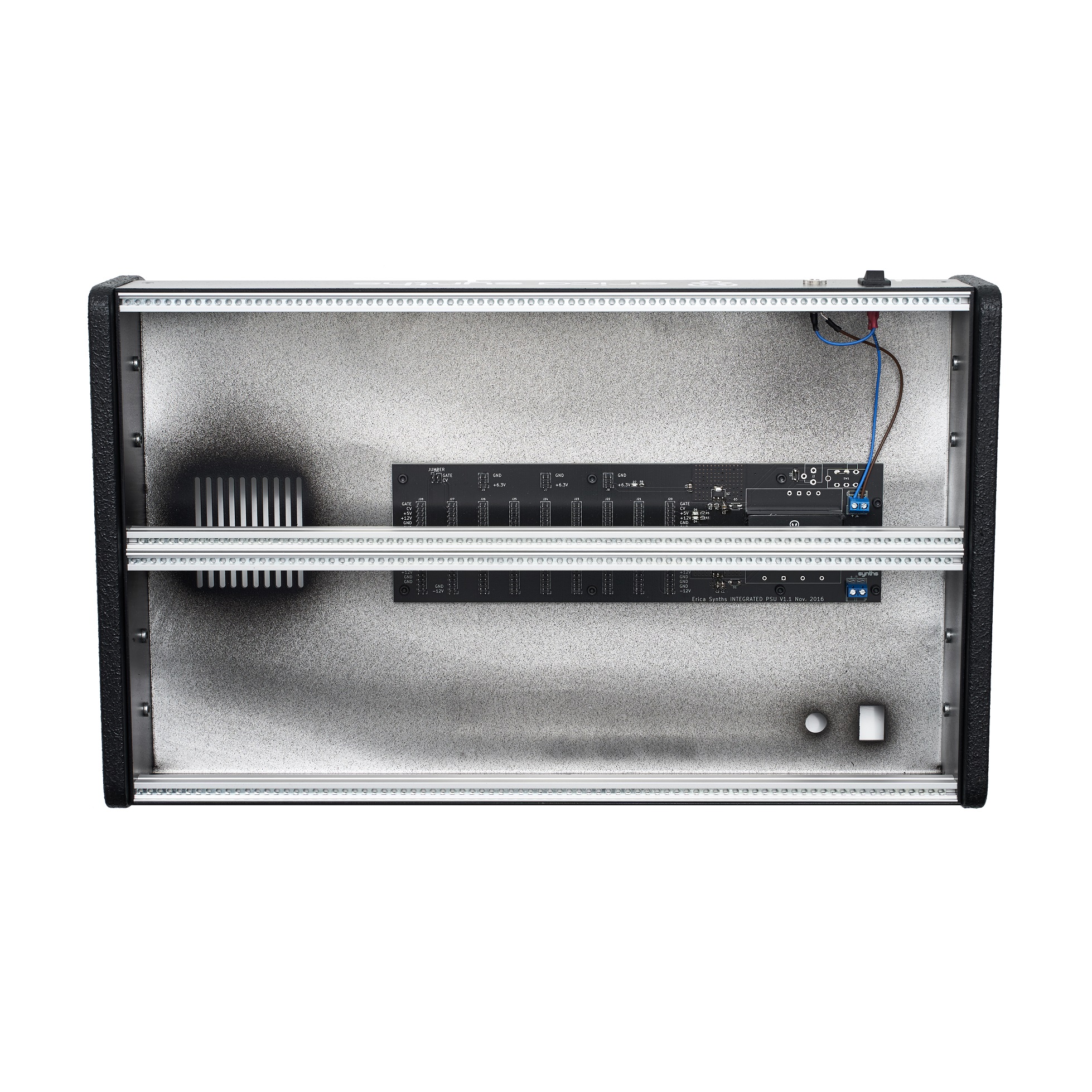 Erica Synths 2 x 84HP Skiff Case with Integrated PSU Horizontal Side Panels (EU Plug) по цене 34 430 ₽