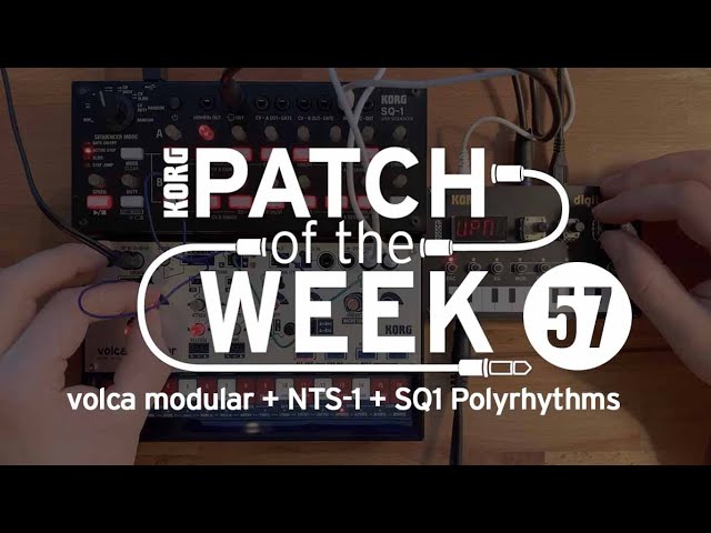 Patch of the Week 57: volca modular + NTS-1 + SQ1 Polyrhythms