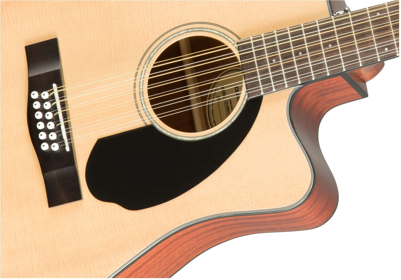 Fender CD-60SCE 12 Natural по цене 58 000 ₽