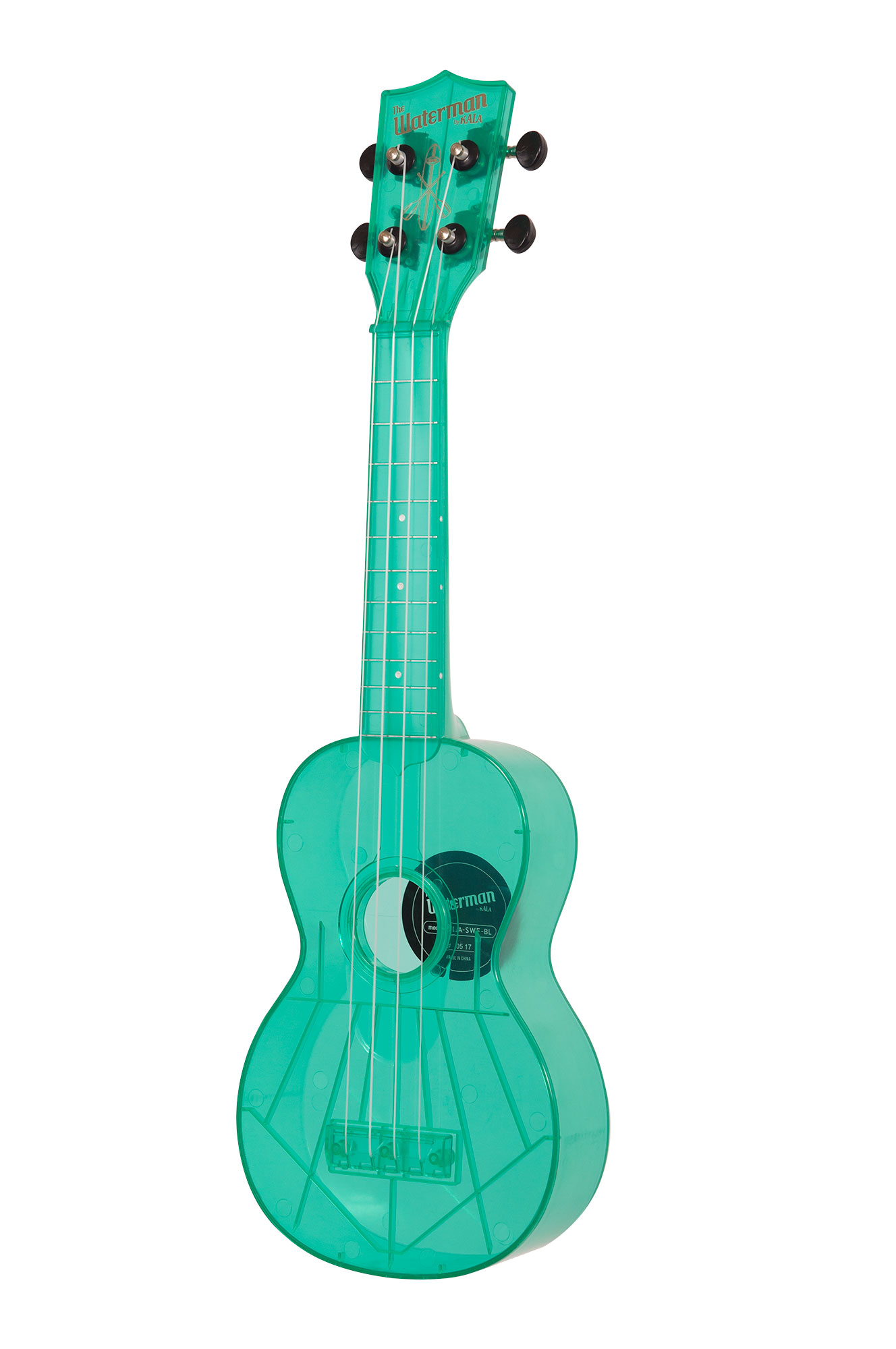 Waterman by Kala KA-SWF-BL Fluorescent Blue Soprano Ukulele по цене 3 600 ₽