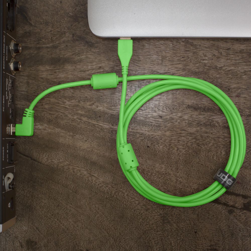 UDG Ultimate Audio Cable USB 2.0 A-B Green Angled 1m по цене 900 ₽