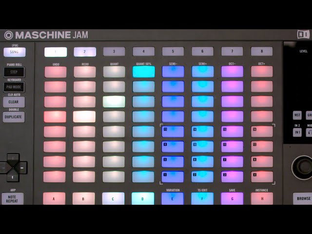 MASCHINE JAM workflow: Track sketching in Project View