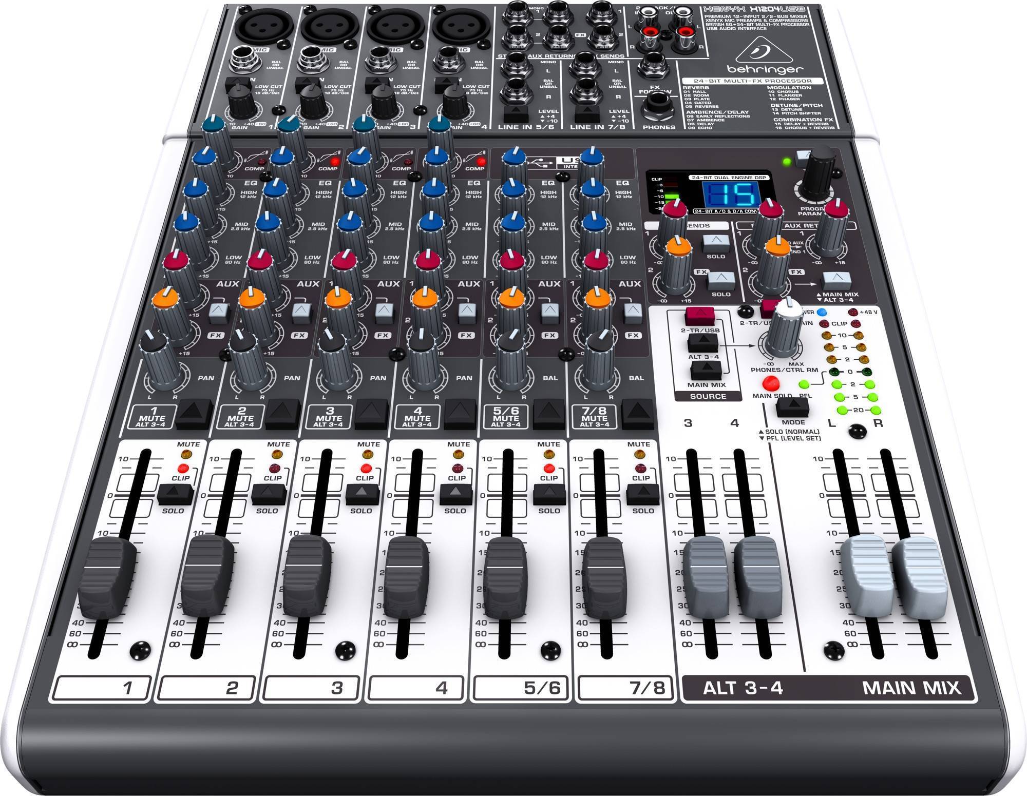 Behringer XENYX X1204USB по цене 27 660 ₽