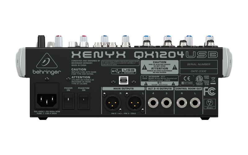 Behringer XENYX QX1204USB по цене 20 990 ₽