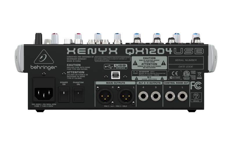 Behringer XENYX QX1204USB по цене 24 150 ₽