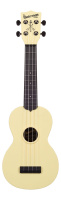 Waterman by Kala KA-SWB-YL Pale Yellow Matte Soprano Ukulele