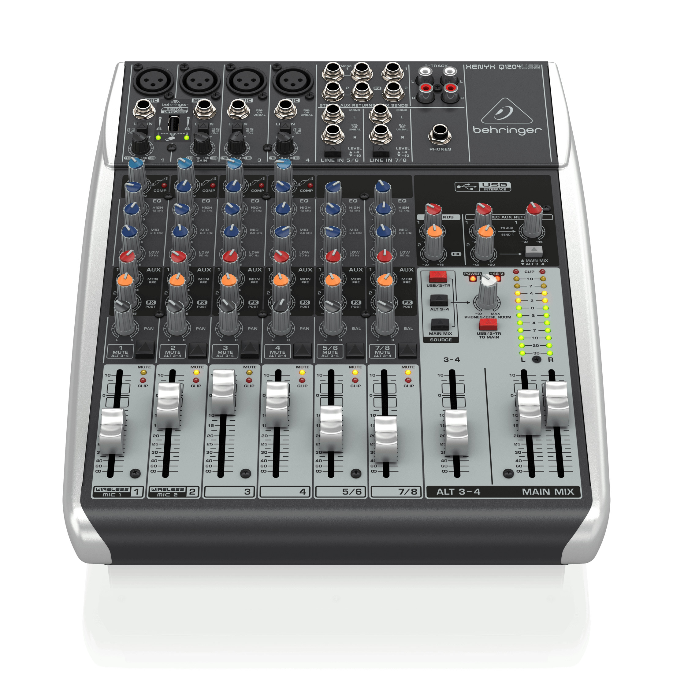 Behringer XENYX Q1204USB по цене 18 200 ₽