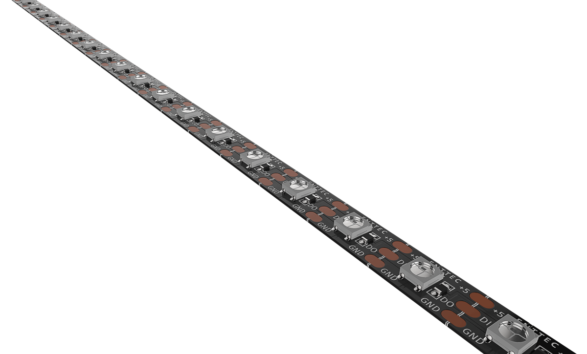 EntTec Pixel Strip 5V RGB Black PCB Pixel Tape - 60 Leds Per Metre - 5M Reel по цене 13 680 ₽