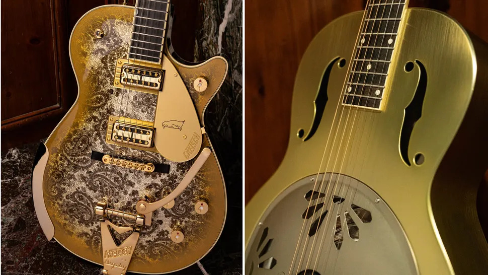 Gretsch G6134TG Paisley Penguin и Gretsch G9202 Honey Dipper Special