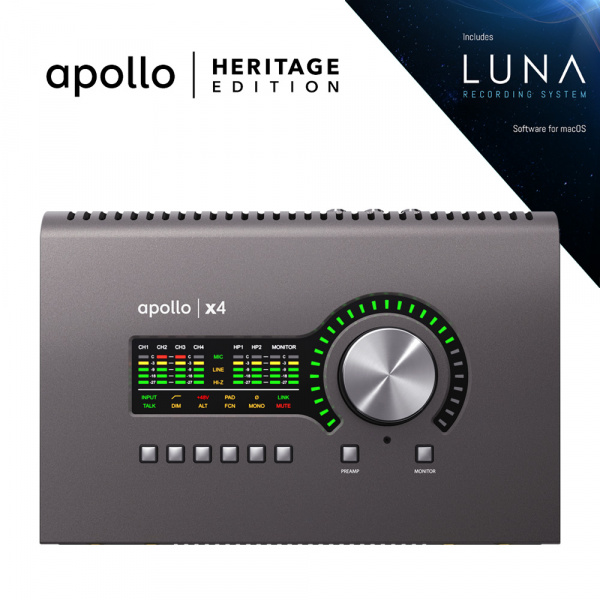 Universal Audio Apollo x4 Heritage Edition по цене 208 000 ₽