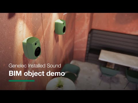 Genelec Installed Sound | BIM object demo
