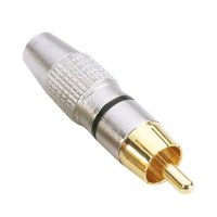 Adam Hall Connectors 7620 BLK - RCA Plug black по цене 500 ₽