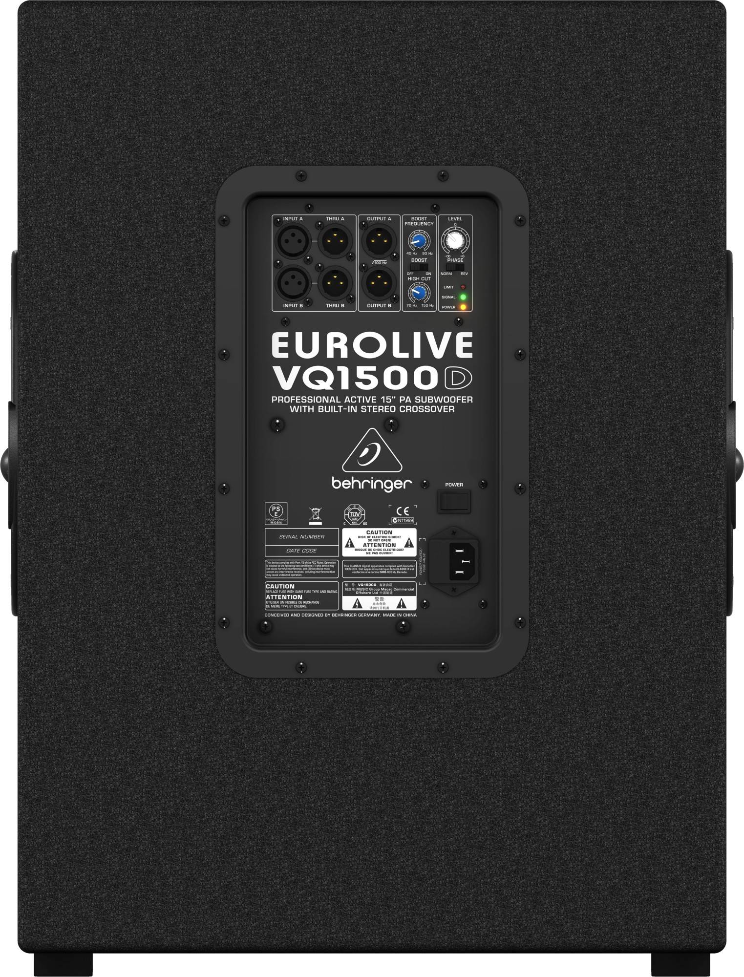 Behringer VQ1500D по цене 46 850 ₽
