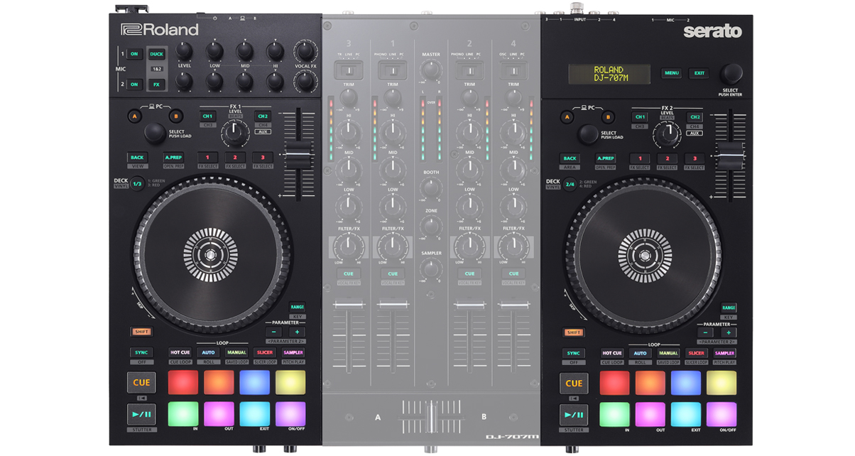Деки Roland DJ-707M Serato Деки Roland DJ-707M Serato