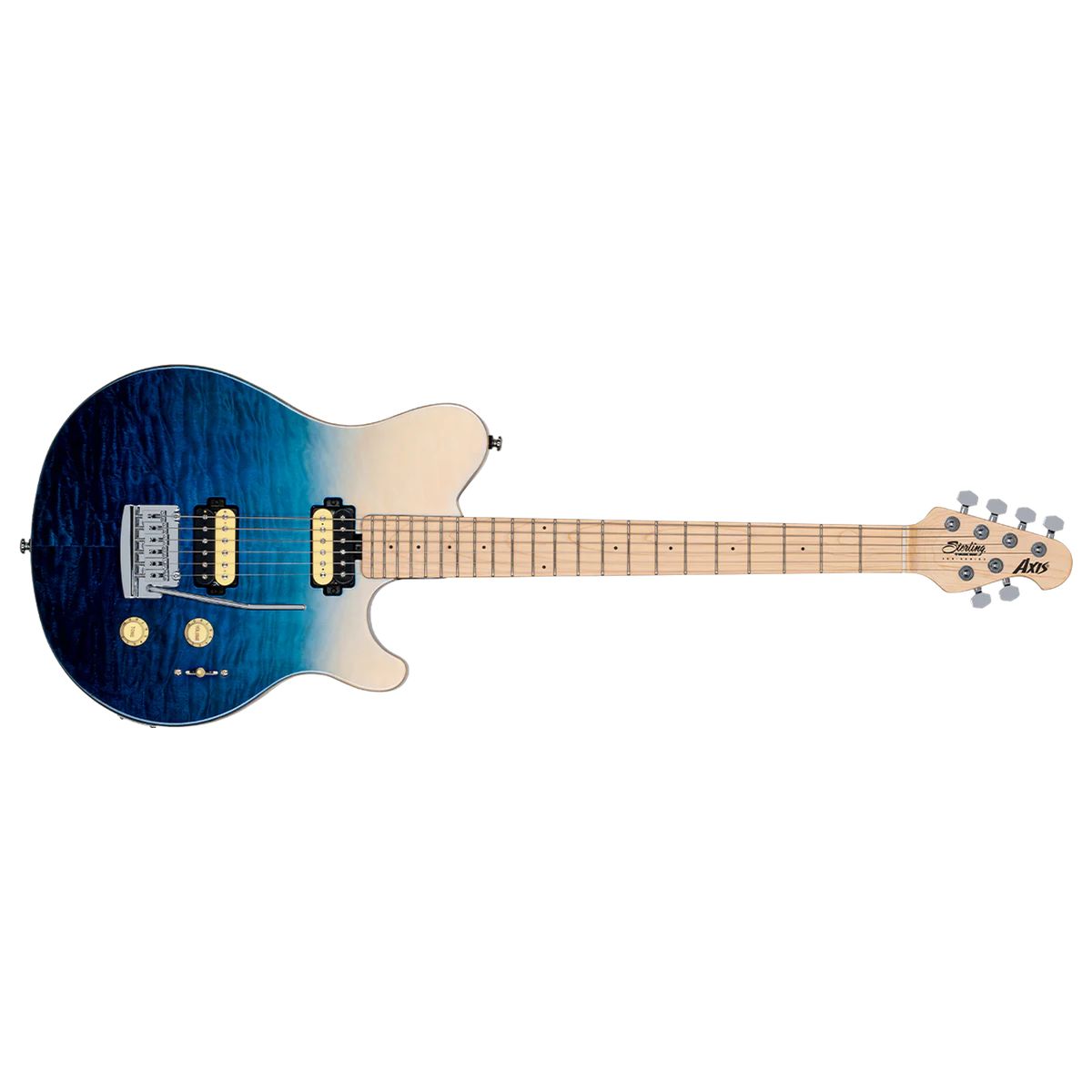 Sterling By Music Man Axis SUB AX3QM-SPB-M1 Spectrum Blue по цене 66 000 ₽